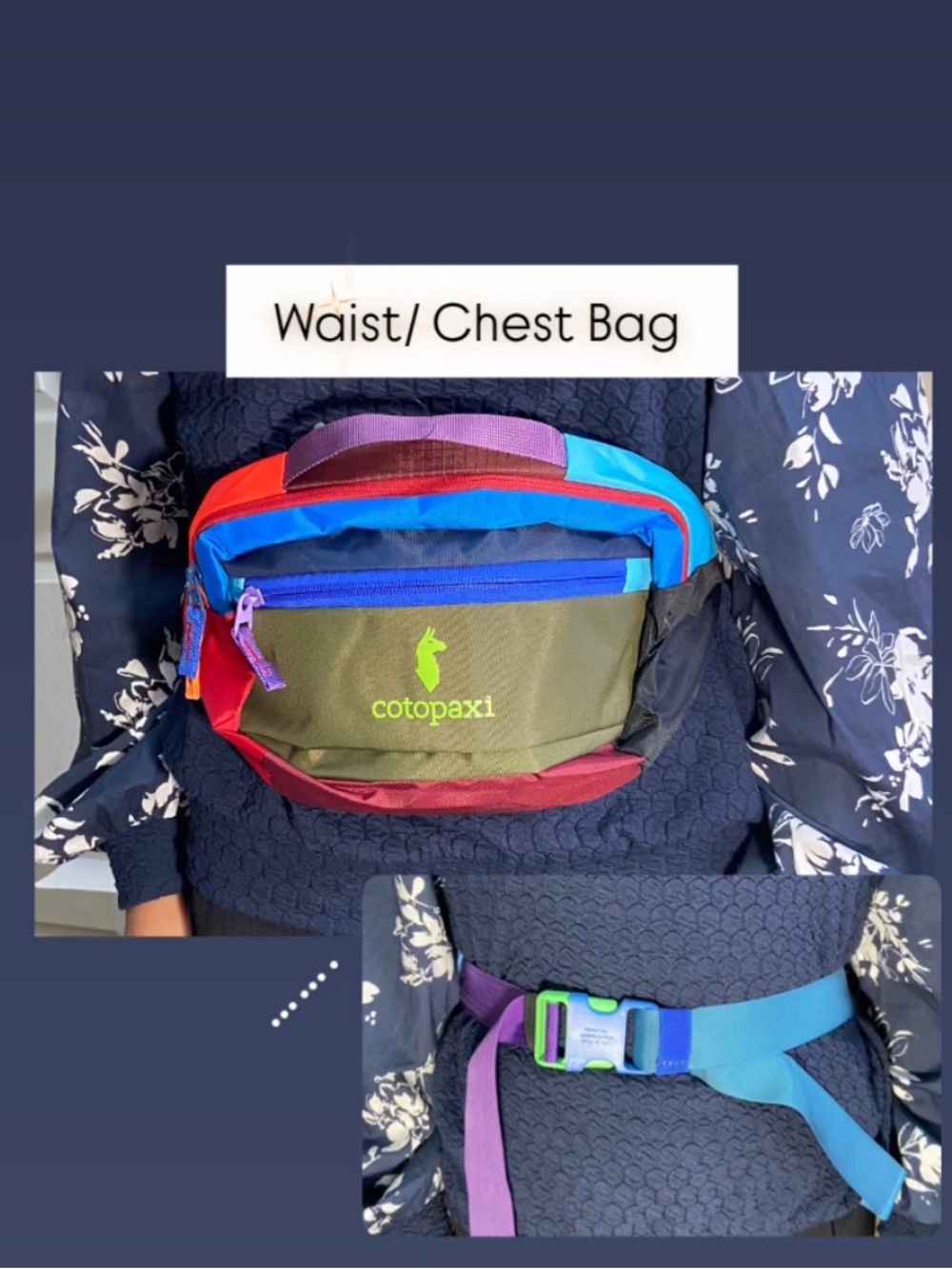 🌈 Multi-Purpose Trendy Waist/Chest Bag – Style Meets Function✨